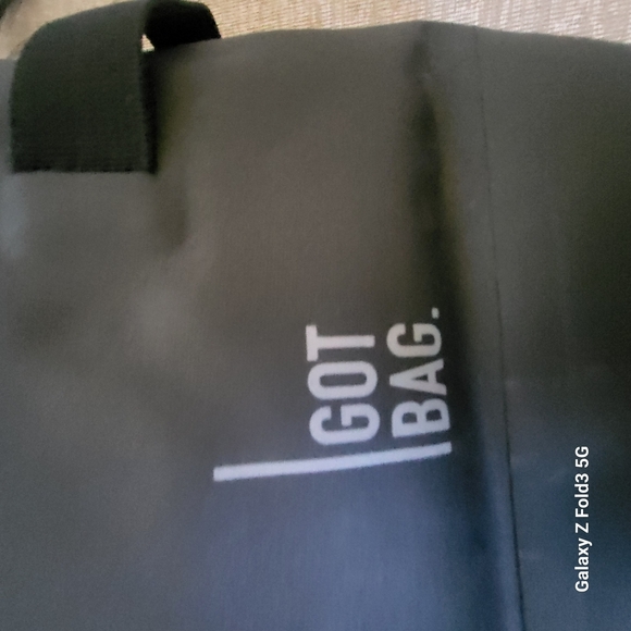 Black Roll-Top Backpack - Picture 9 of 10